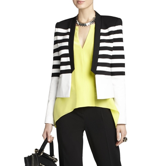 bcbg yellow blazer